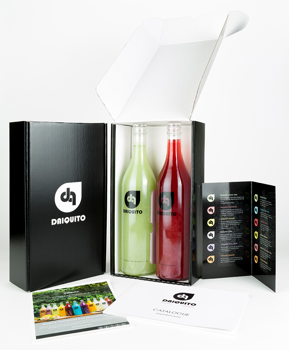 Coffret cadeau pour 2 bouteilles collection 12° - Emballage cadeau -  DAIQUITO