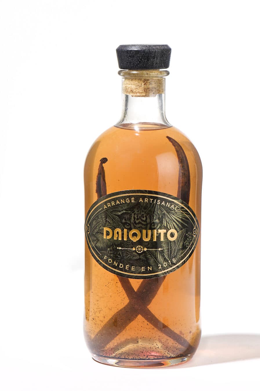 Bouteille Daiquito arrangé artisanal fabriqué à base de rhum, vanille intense