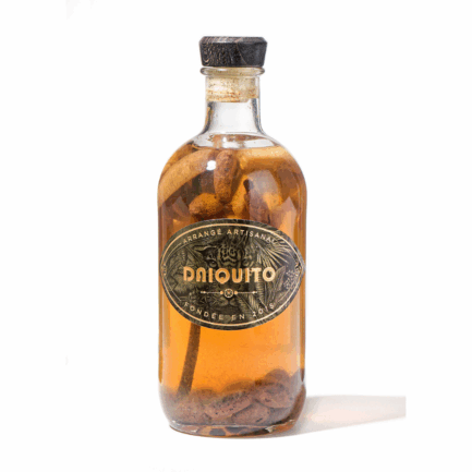 rhum agricole a base de vanille, de fèves de cacao torréfiées et de banane
