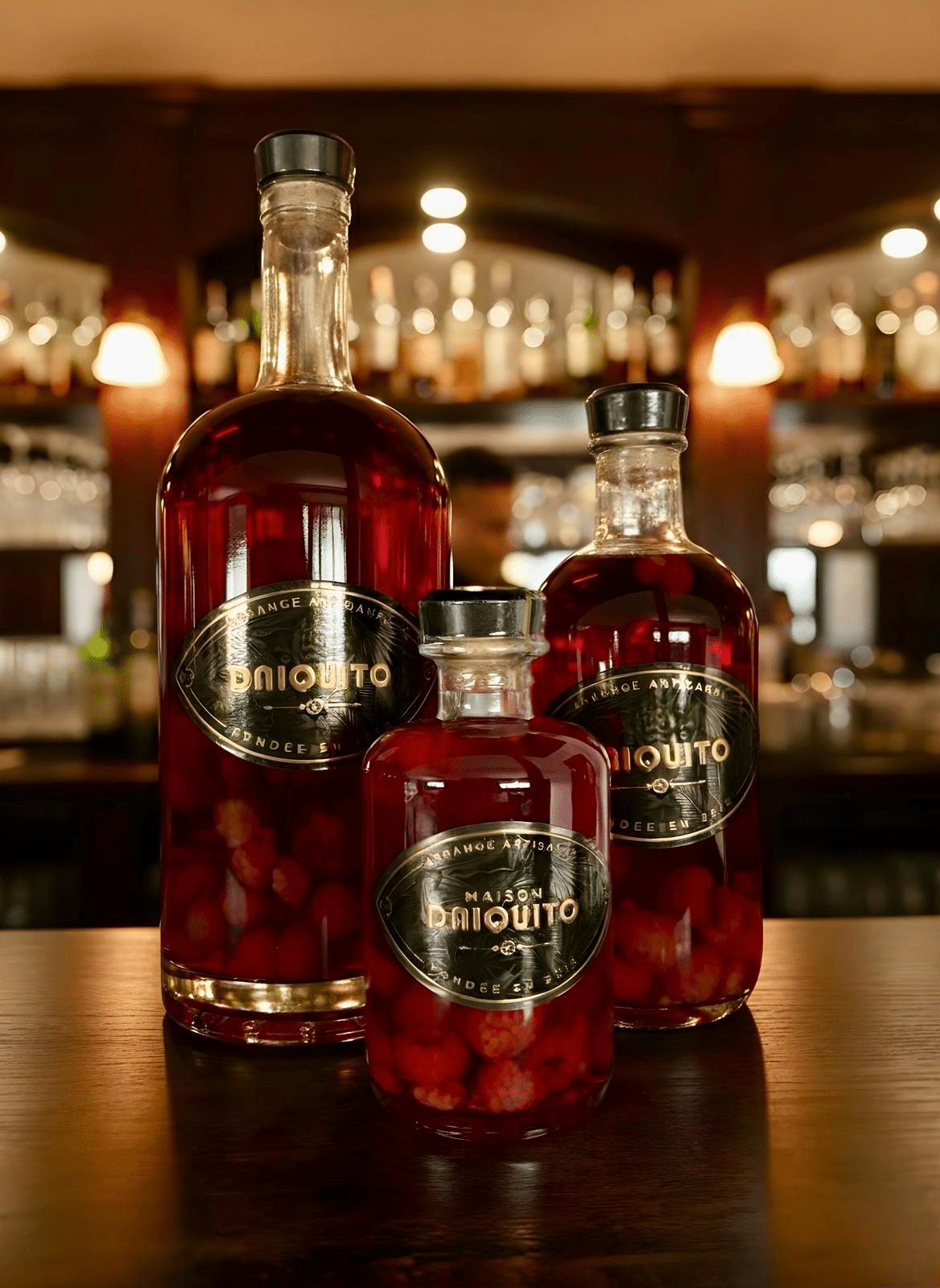 tout la gamme d'arrangé en format 35cl, 70cl et 150cl