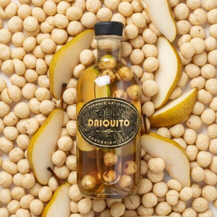 rhum arrangé noix de macadamia et poire