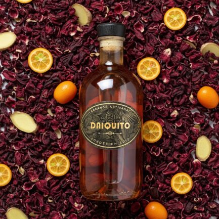 arrangé a base de kumquat d'hibiscus et de gingembre