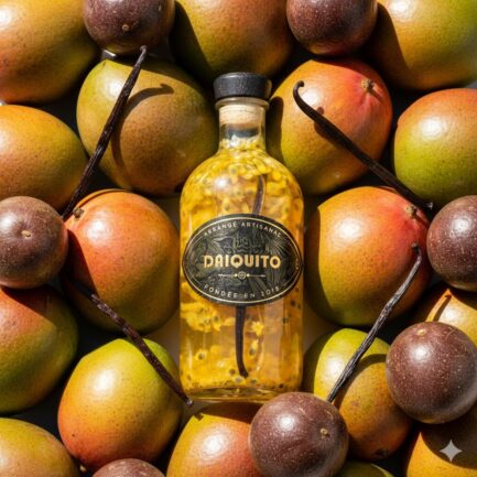 arrangé mangue et fruit de la passion